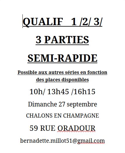 Qualifs 1 2 3